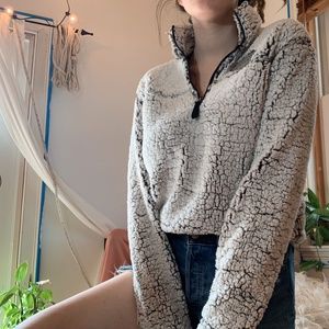 Fluffy Warm White Sweater